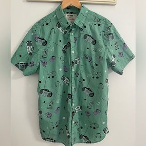 🌷Urban pipeline 2003 /Teal color /Retro print